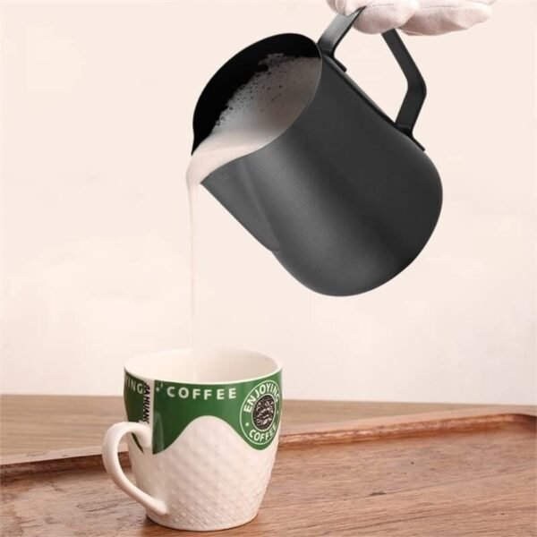 Stainless Steel Milk Frothing Jar - 350 Ml, Matte - Image 6