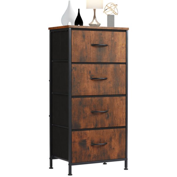 Drawers Dresser Chest Of Drawers,Metal Frame And Wood Top - Image 7
