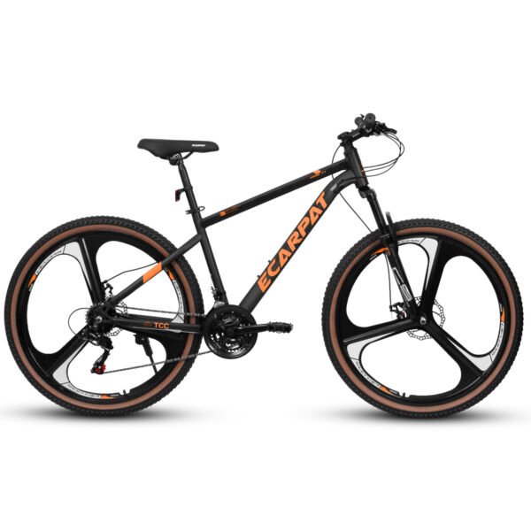 A27301M Ecarpat Mountain Bike 27.5 Inch Wheels, 21 Speed Road Bicycle With Dual Disc Brakes For Men And Women,High Carbon Steel Frame Front Fork Bicycles, Adult Faster Racing Bike - Image 4