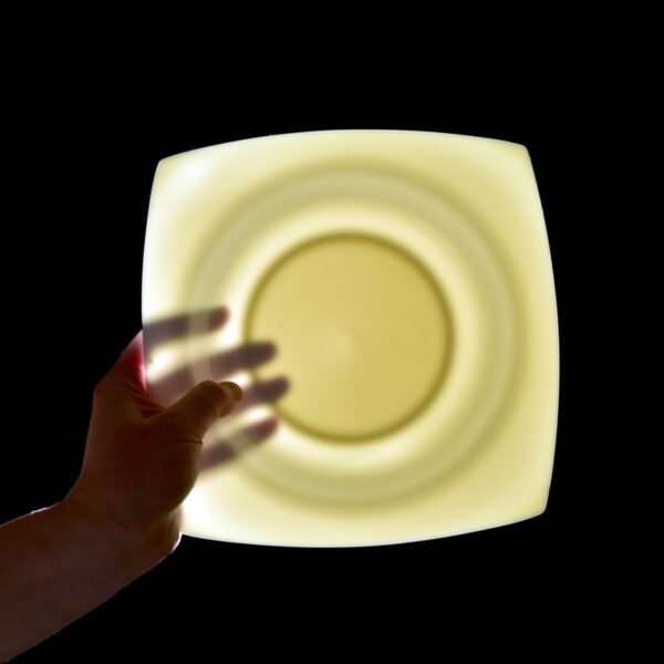 6-piece Set Of White Bone China 9.5-inch Square Soup Plate - Image 6