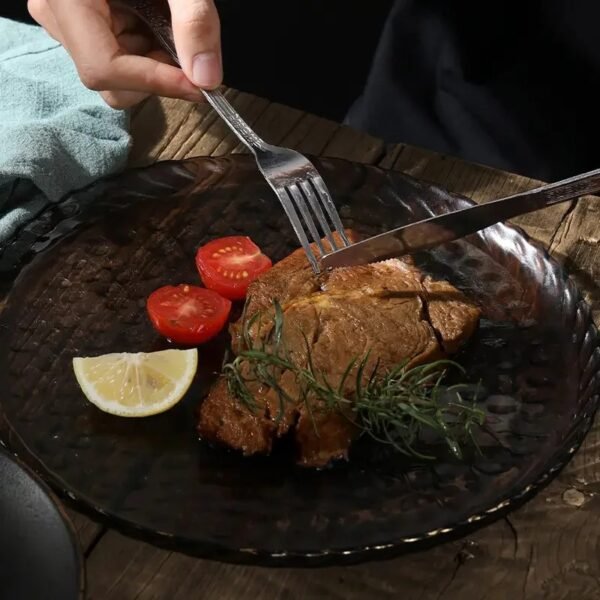 Deluxe Premium Cutlery Flatware Set For The Home - Stainless Steel Cutlery Service With 1 Dinner Fork, 1 Dinner Knife, 1 Dinner Spoon And 1 Tea Spoon - Durable, Elegant And Rust-resista - Image 6