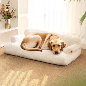 MEWOOFUN Washable Small Dog Bed - 25.6x19.7x7.9 Inch Waterproof