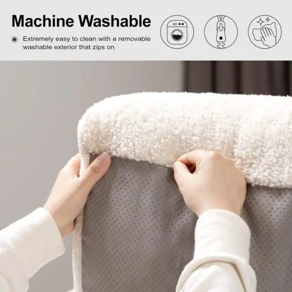 MEWOOFUN Washable Small Dog Bed - 25.6x19.7x7.9 Inch Waterproof - Image 6