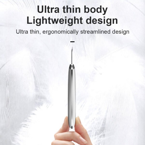 Electric Ultrasonic Skin Scrubber Face Spatula Home Ultrasonic Skin Scrubber Facial Cleaner Handheld Mini Derma Galvanica Tightening Face Scrubber Machine Skin Scrubber USB Ultrasonic - Image 8