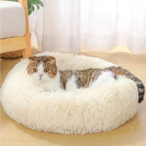 Dog Bed Super Soft Washable Long Plush Pet Kennel Deep
