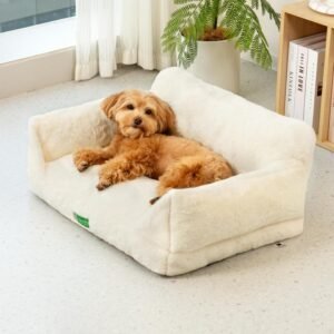 MEWOOFUN Cat Sofa Bed - Washable Pet Bed With Removable Cover