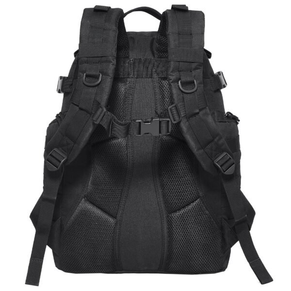 Tactical Backpack 25L Military Backpack With Molle Mode & Sponge Pad Black - Image 6