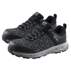 Steel Toe Shoes For Men US Size 11 Wide Athletic Work Shoe Sneakers Black