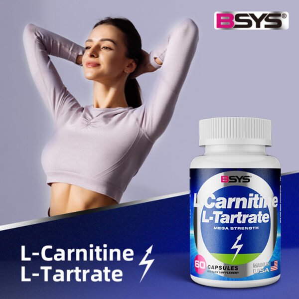 BSYS L-Carnitine L-Tartrate 60's - Image 9