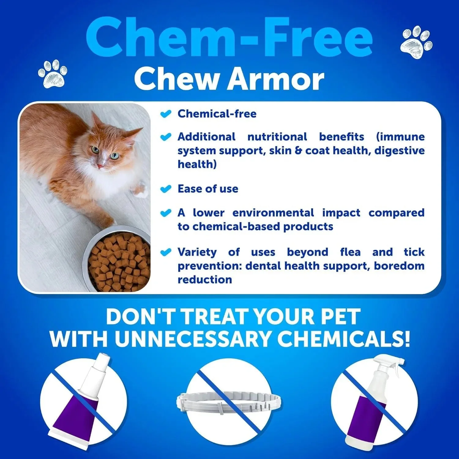 Flea Treatment For Cats Natural Flea And Tick Prevention Supplement - Image 3