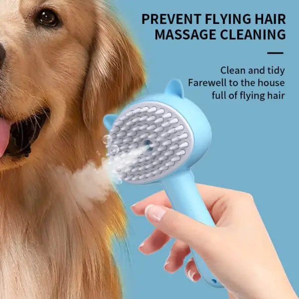 Hair Cleaning Brush With Mist Multifunctional Cat Grooming Brush - Image 6