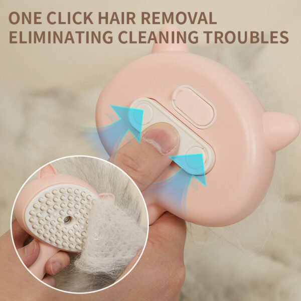 Hair Cleaning Brush With Mist Multifunctional Cat Grooming Brush - Image 2