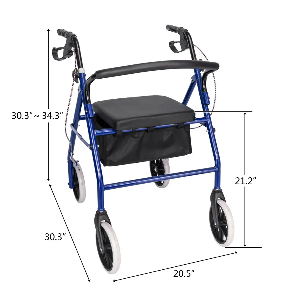 Iron Pipe Nylon Cloth Basket 286lbs, Blue And Black Color For Driving Assistance - Image 4