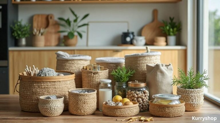 organize your home sustainably using eco-friendly methods and reusable