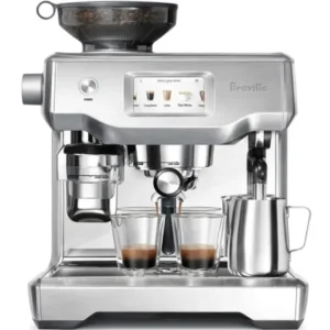 Breville Oracle Touch automatic espresso machine in brushed stainless steel