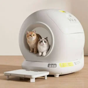Large self-cleaning automatic cat litter box with app control